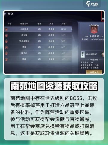 大奉打更人手游南苑有什么资源介绍截图3