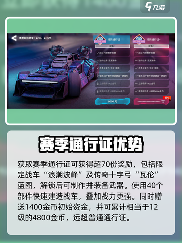 🎮创世战车新赛季通行证重磅上线！截图4