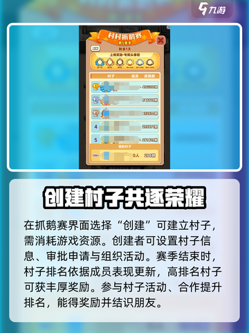 抓大鹅加入村子🔥《抓大鹅》村子玩法全揭秘！🎮截图4