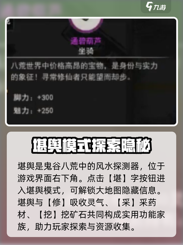 鬼谷八荒堪舆怎么用介绍截图2