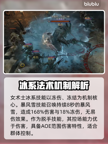 暗黑4女术士技能大曝光🔥巫女玩家必看！截图2