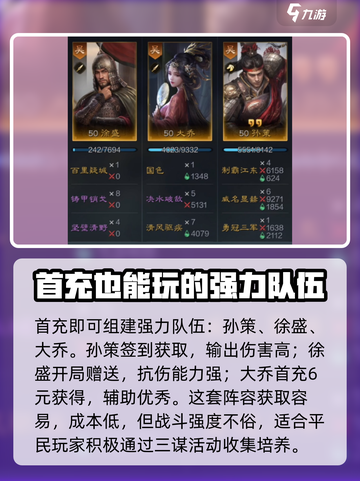 三国谋定天下阵容搭配哪个好介绍截图4