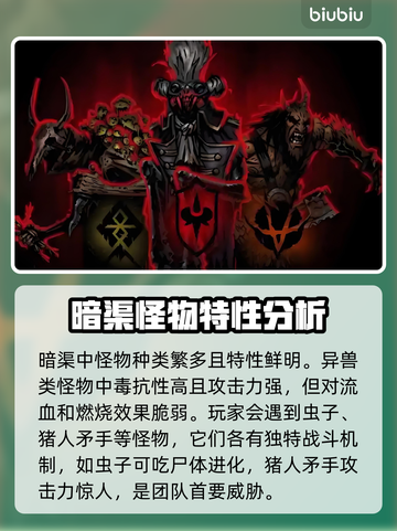 暗黑地牢2🔥暗渠地区全揭秘！必玩✔截图2