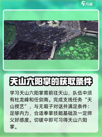 侠客风云传前传天山六阳掌怎么学介绍截图2