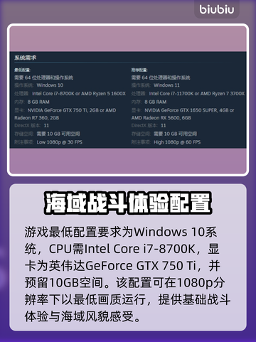 🔥《深渊之潮》配置要求曝光！💻🎮截图2