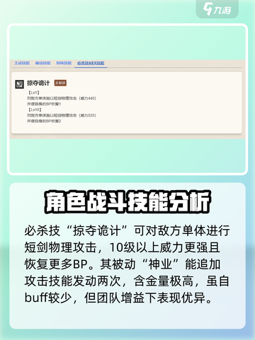歧路旅人大陆的霸者泰里翁值得抽吗介绍截图3