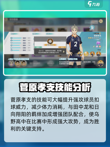 排球少年手游菅原孝支怎么样介绍截图3