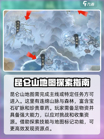 逆水寒🔥昆仑虚地图怎么进？秘境探宝🎉截图2