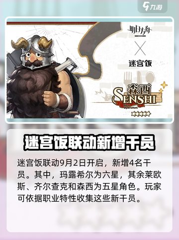 明日方舟迷宫饭卡池有哪些角色介绍截图2