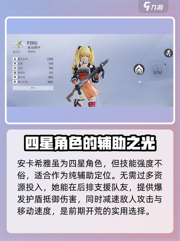 尘白禁区平民4星阵容搭配推荐介绍截图3