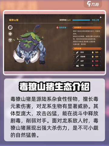 狩猎时刻怪物图鉴介绍截图6