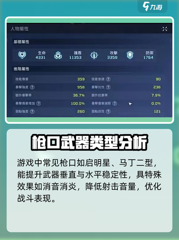 星球重启枪口配件怎么搭配介绍截图2