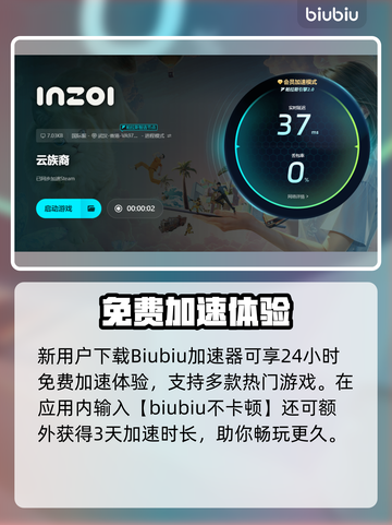 云族裔闪退？inzoi卡顿用这个加速器🚀截图5