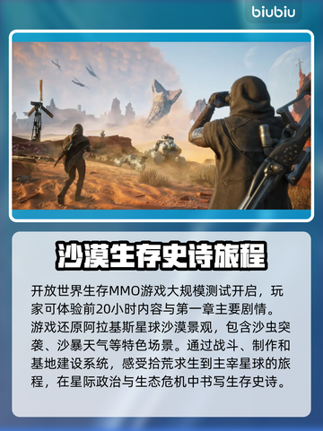 沙丘觉醒测试版时间内容大曝光！🎮🔥截图3