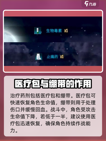 逆境重生药品的使用技巧介绍截图2