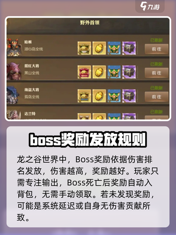 龙之谷世界boss奖励怎么领介绍截图2