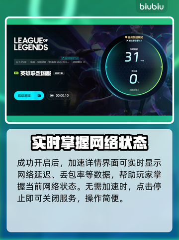 LOL掉线卡顿？这款加速器让你畅爽游戏🔥🎮截图6