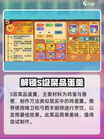 砰砰军团菜谱s级有哪些介绍截图2