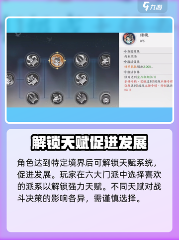 掌门下山天赋怎么玩介绍截图2