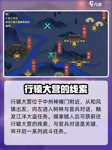 大侠立志传行辕大营位置介绍截图2