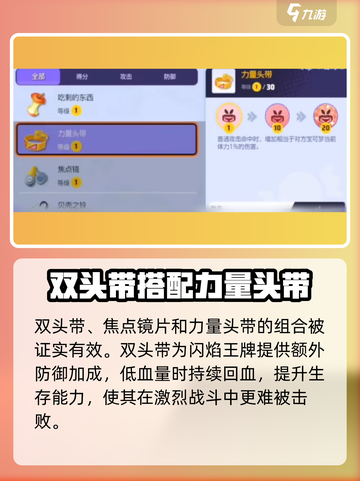 宝可梦大集结闪焰王牌持有物选什么介绍截图2