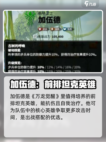 万龙觉醒加伍德天赋详细介绍介绍截图2