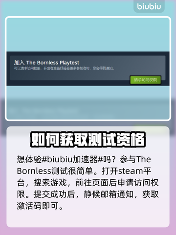 《TheBornless》测试资格获取大揭秘！🔥无生者必看💥截图2