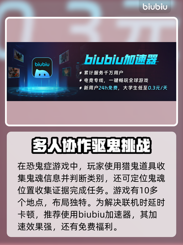 恐鬼症加速器推荐🎉，玩家必看！选择指南在这里👇截图3