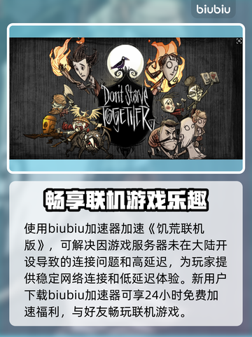 饥荒联机版卡顿？用这个加速器立马丝滑🎉截图2