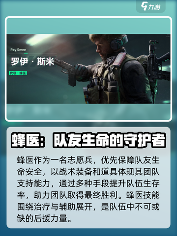 三角洲行动🔥蜂医是谁？蜂医厉害吗？✨截图2