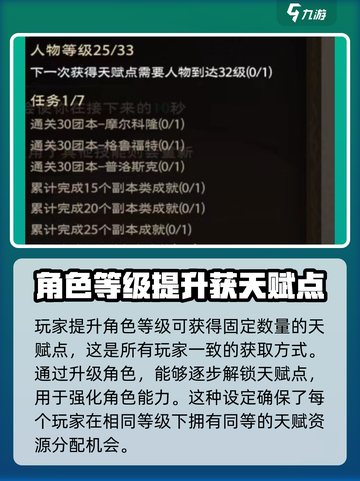 塔瑞斯世界天赋获取方法介绍截图2