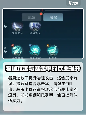 踏风行武宗技能搭配介绍截图3