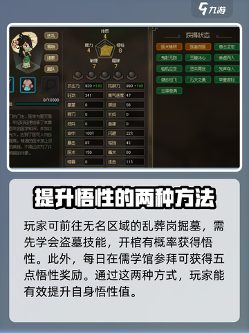 大侠立志传🔥悟性提升攻略，快速升级秘籍！截图4