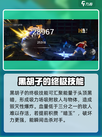 航海王壮志雄心：黑胡子🔥技能全面解析！截图7