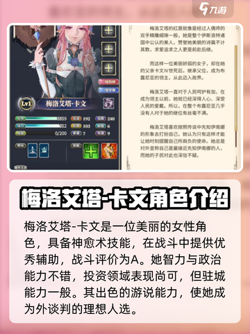 伊格利亚战记人物图鉴攻略介绍截图7