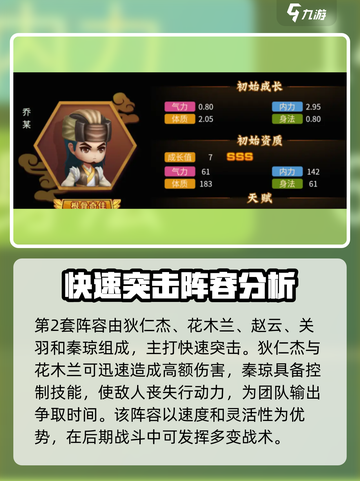 一代掌门阵容攻略大全介绍截图3