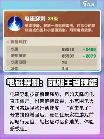 向僵尸开炮电磁穿刺怎么用介绍截图2