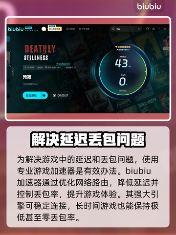 死寂游戏延迟丢包？❌教你几招轻松解决🔥截图3