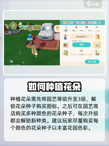 心动小镇🔥粉色雏菊培育秘籍🌸超简单！截图2