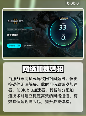 🎮《骑士精神2》延迟丢包？速看解决妙招！截图4