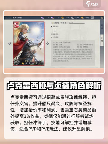 黎明之海💥人物图鉴：揭秘角色魅力✨截图5