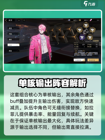 非匿名指令单核队阵容怎么搭配介绍截图4
