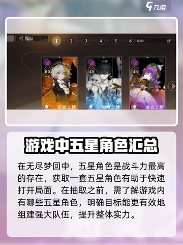 无尽梦回五星队详细介绍介绍截图2