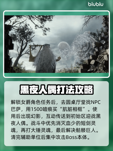 艾尔登法环黑夜人偶太难？这样打轻松过关！⚔🔥截图2