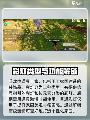 荒野起源✨：彩灯用途大揭秘，不看亏了！截图2