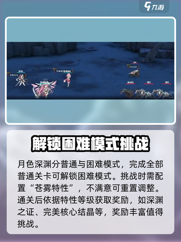 苍雾世界月色深渊玩法介绍介绍截图5