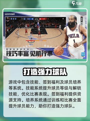 🔥热血美职篮内测时间大曝光🏀不容错过的游戏体验！截图4