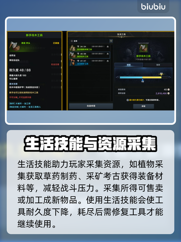 命运方舟生活技能全解析，快速升级秘籍✨截图4