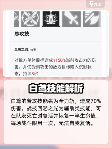 星落白鸢超详细强度解析！🔥游戏必备角色✨截图3