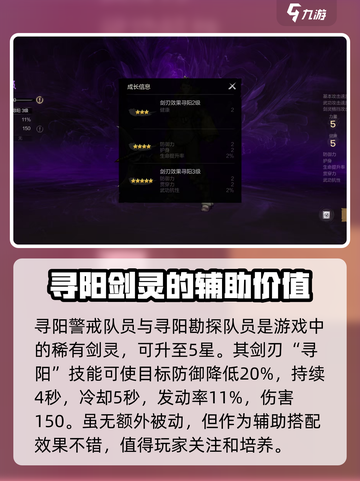 剑灵2寻阳警戒队员怎么样介绍截图2